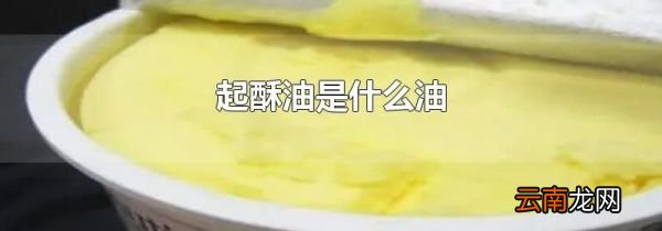 起酥油是什么油