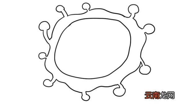 细菌可爱简笔画画法