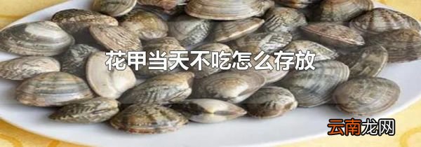 花甲当天不吃怎么存放