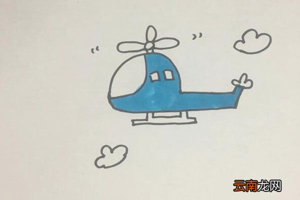 直升机简笔画