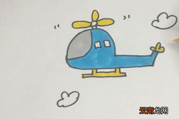 直升机简笔画