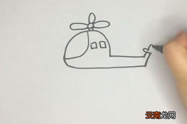 直升机简笔画