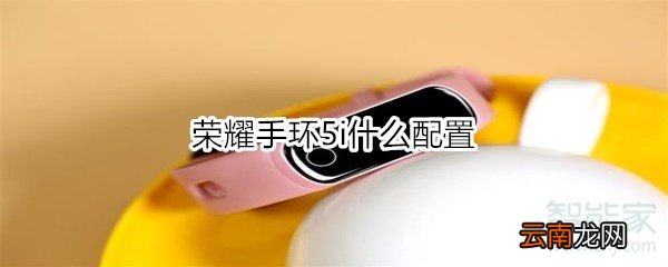 荣耀手环5i什么配置