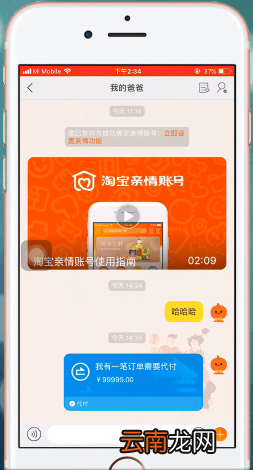 淘宝中亲情账号代付具体操作方法