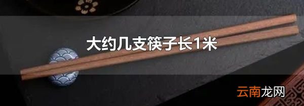 大约几支筷子长1米