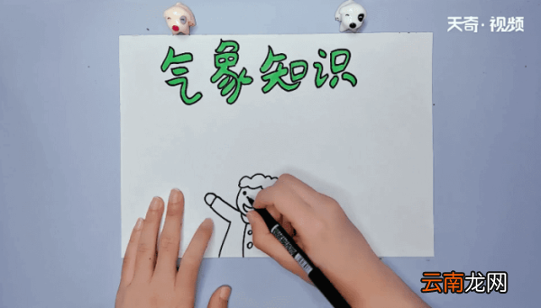 气象知识手抄报 气象知识的画报
