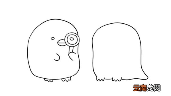 角落生物简笔画