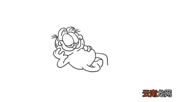 加菲猫简笔画