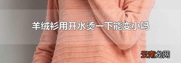 羊绒衫用开水烫一下能变小吗