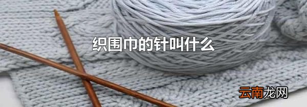 织围巾的针叫什么
