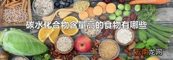 碳水化合物含量高的食物有哪些