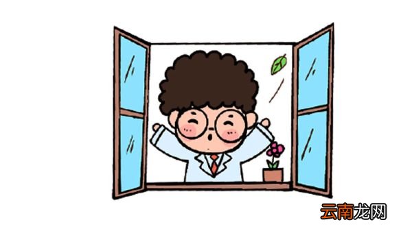 预防肺炎简笔画简单又好看