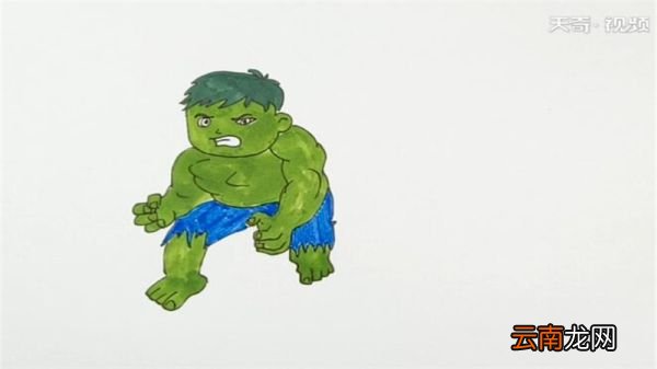 绿巨人简笔画