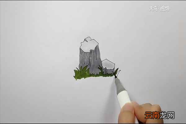 石头简笔画