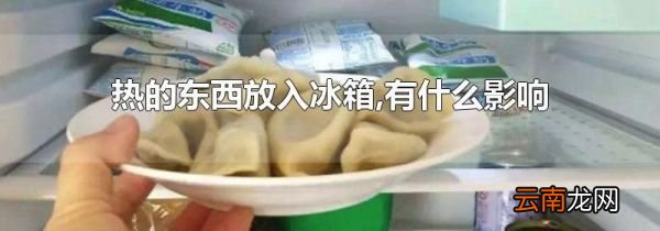 热的东西放入冰箱,有什么影响吗