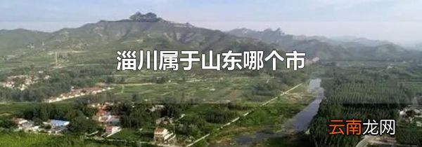 淄川属于山东哪个市