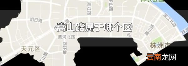 嵩山路属于哪个区