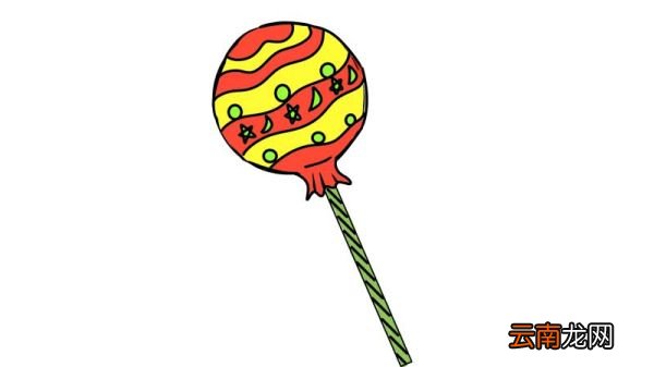 棒棒糖简笔画