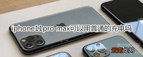 iphone11pro max可以用普通的充电吗