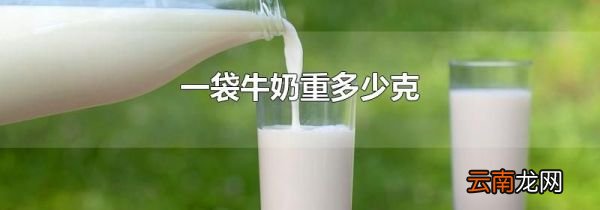 一袋牛奶重多少克