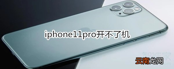 iphone11pro开不了机