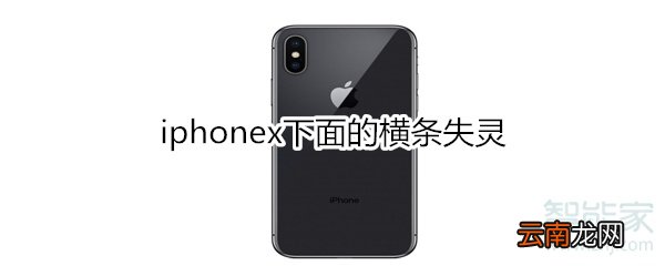 iphonex下面的横条失灵