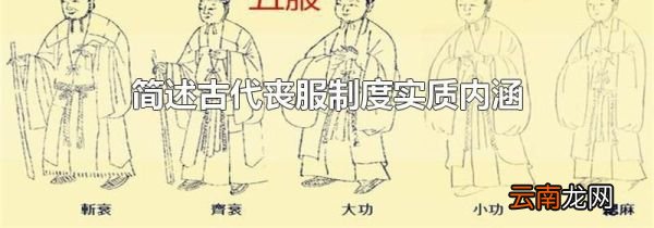 简述古代丧服制度实质内涵