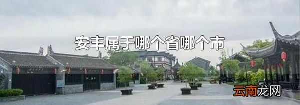安丰属于哪个省哪个市