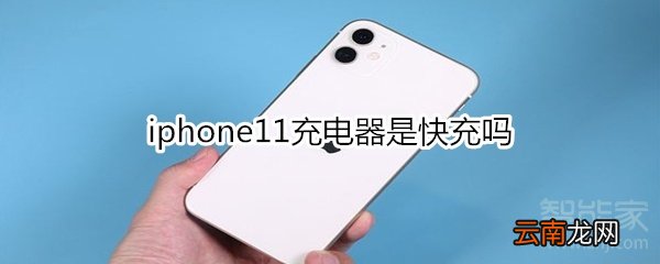 iphone11充电器是快充吗