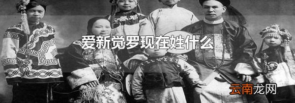 爱新觉罗现在姓什么
