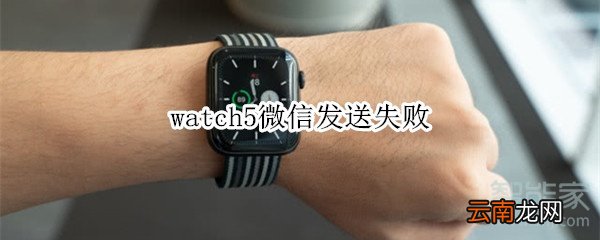 watch5微信发送失败