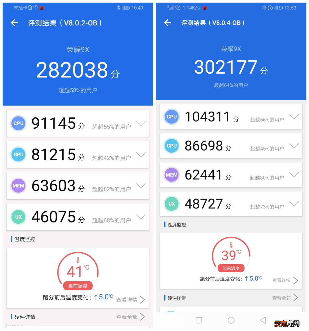 荣耀9x跑分多少