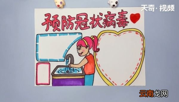 冠状病毒手抄报 冠状病毒的画报