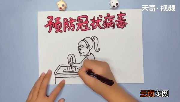 冠状病毒手抄报 冠状病毒的画报