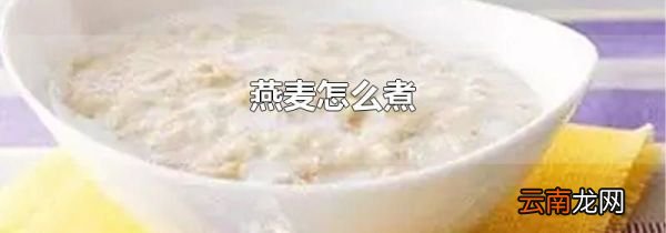 燕麦怎么煮