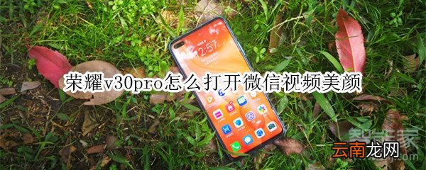 荣耀v30pro怎么打开微信视频美颜