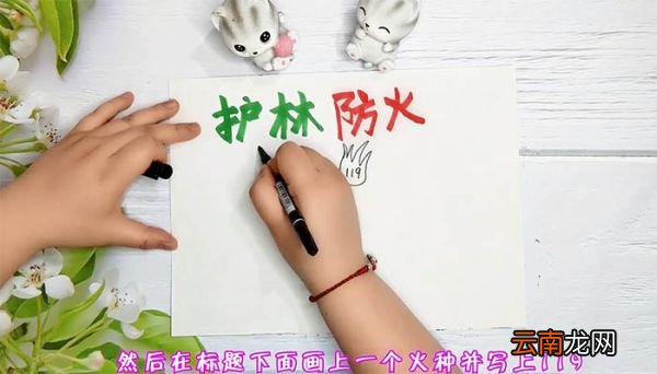 护林防火手抄报五年级 护林防火手抄报五年级画法