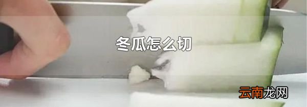 冬瓜怎么切