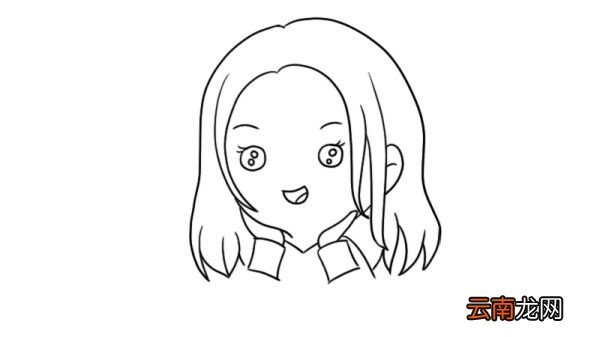 脸怎么画简笔画