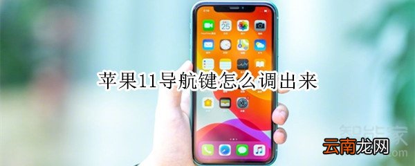 苹果11导航键怎么调出来