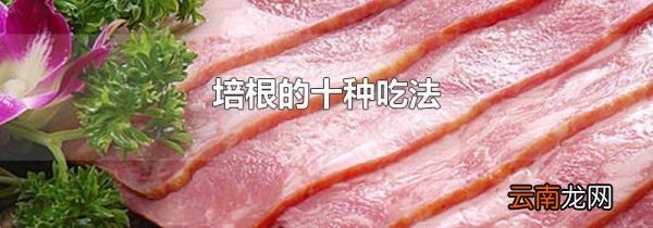 培根的十种吃法