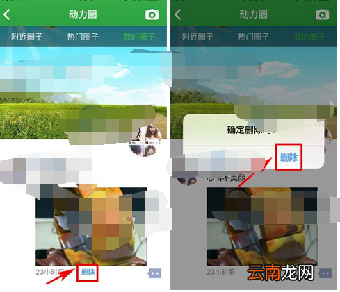 健康猫将动态删掉的操作流程