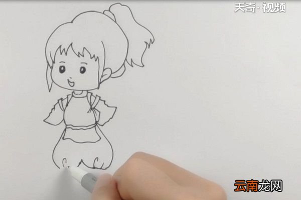千与千寻简笔画