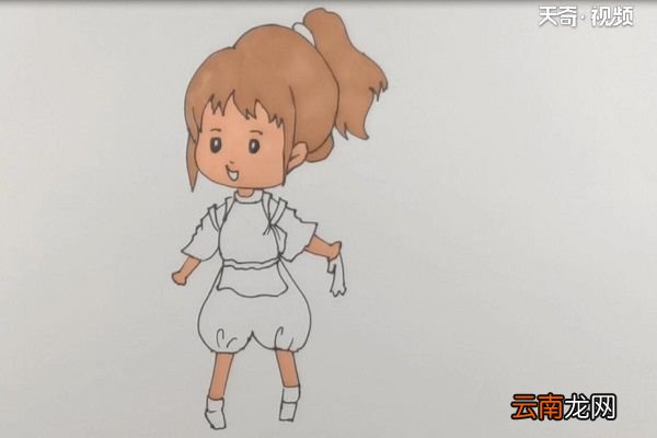 千与千寻简笔画