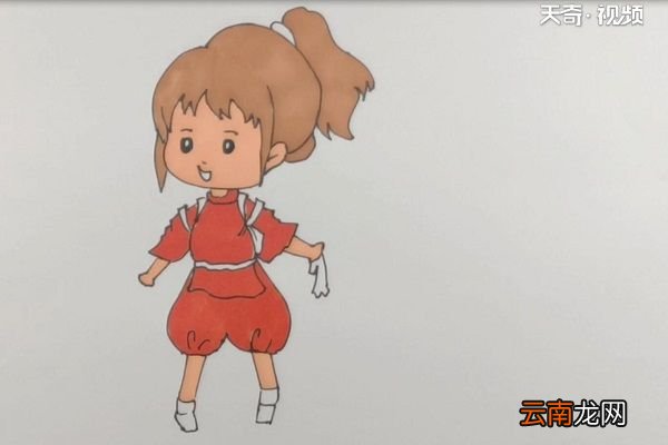 千与千寻简笔画