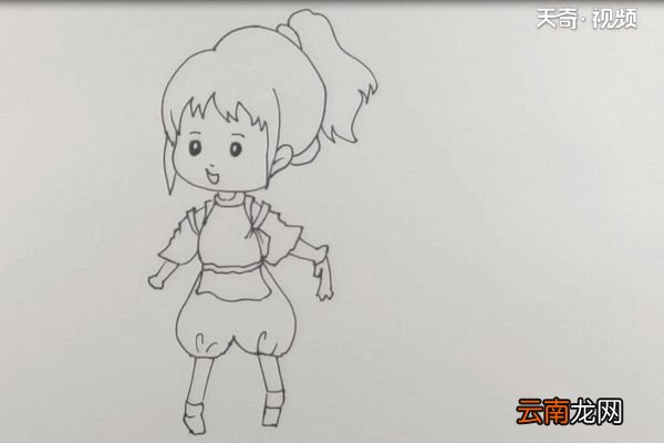 千与千寻简笔画