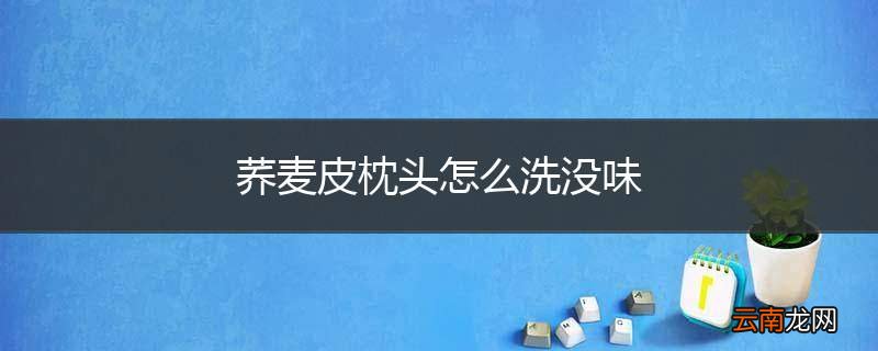 荞麦皮枕头怎么洗没味