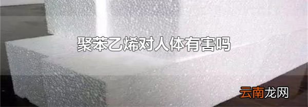 聚苯乙烯对人体有害吗