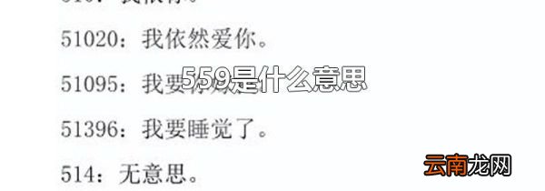 559是什么意思