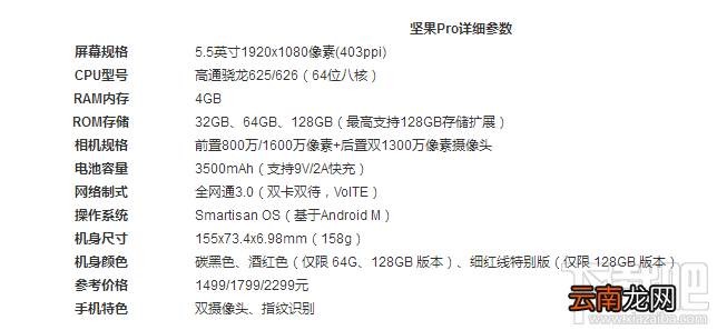 坚果pro和红米note4x哪个好？红米note4x和坚果Pro区别对比